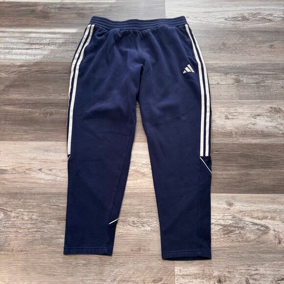 Adidas Tiro 23 League Blue Mens XL Athletic Training Pants Sporty Striped Soccer - Picture 1 of 9